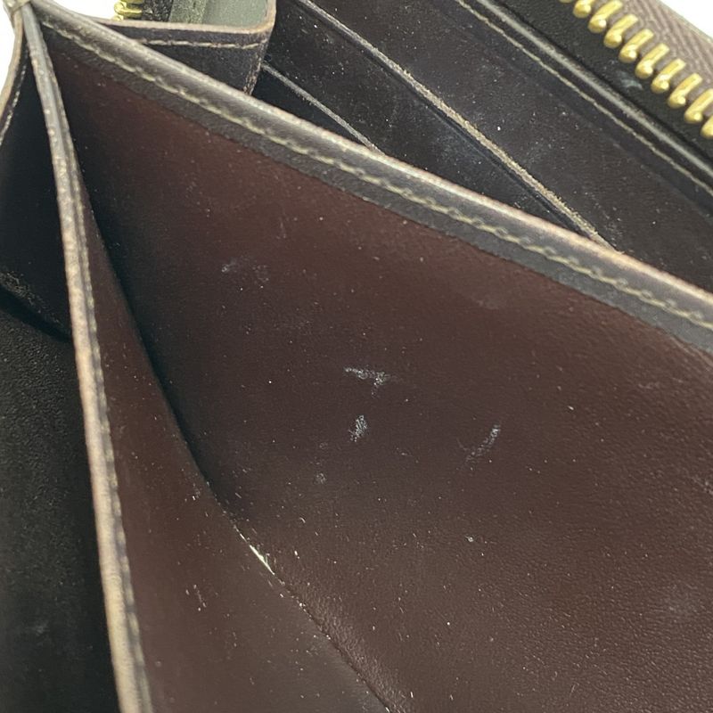 Louis Vuitton Vernis Zippy Wallet M93522 Amarante Women's Long Wallet