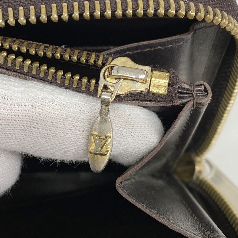 Louis Vuitton Vernis Zippy Wallet M93522 Amarante Women's Long Wallet