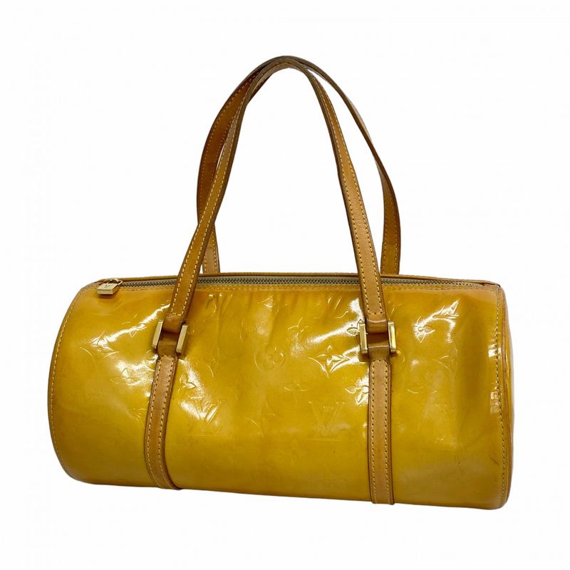 Louis Vuitton Handbag Vernis Bedford M91006 Beige Women's