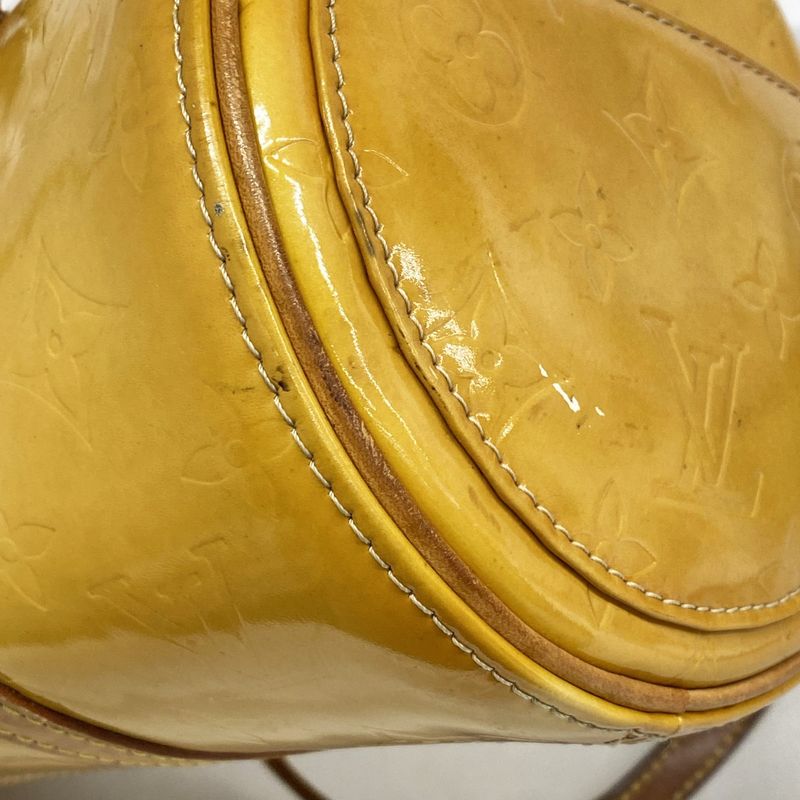 Louis Vuitton Handbag Vernis Bedford M91006 Beige Women's