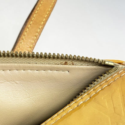 Louis Vuitton Handbag Vernis Bedford M91006 Beige Women's