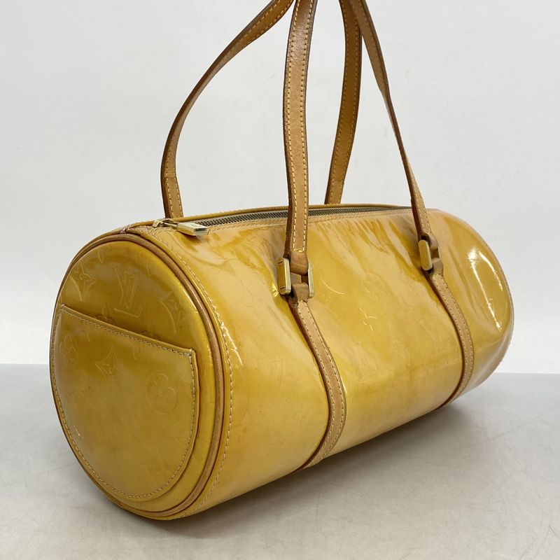 Louis Vuitton Handbag Vernis Bedford M91006 Beige Women's