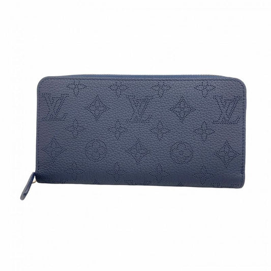 Louis Vuitton Mahina Zippy Wallet M14569 Navy Ladies