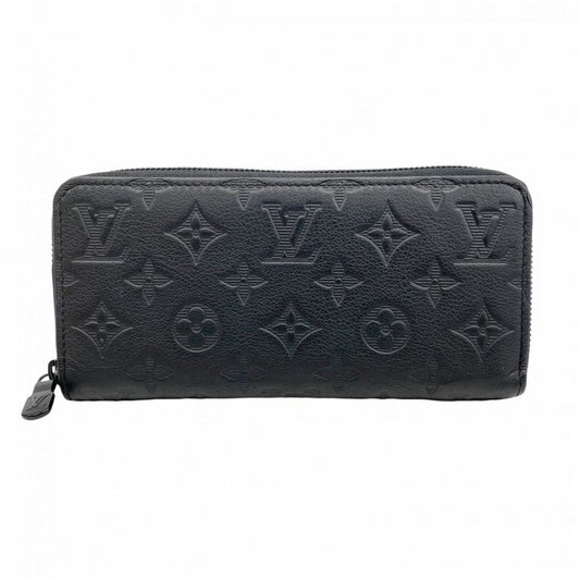 Louis Vuitton Long Wallet Monogram Shadow Zippy Wallet Horizontal M80333 Black