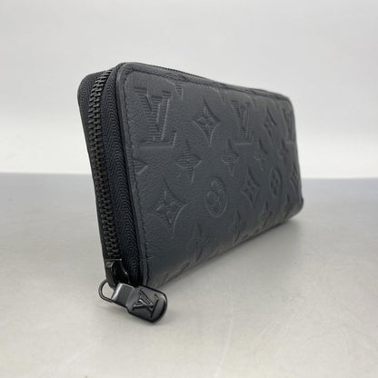 Louis Vuitton Long Wallet Monogram Shadow Zippy Wallet Horizontal M80333 Black