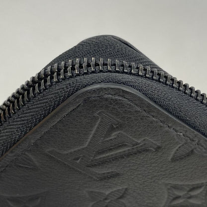 Louis Vuitton Long Wallet Monogram Shadow Zippy Wallet Horizontal M80333 Black