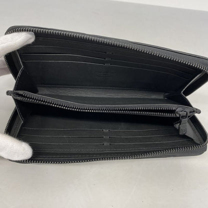Louis Vuitton Long Wallet Monogram Shadow Zippy Wallet Horizontal M80333 Black