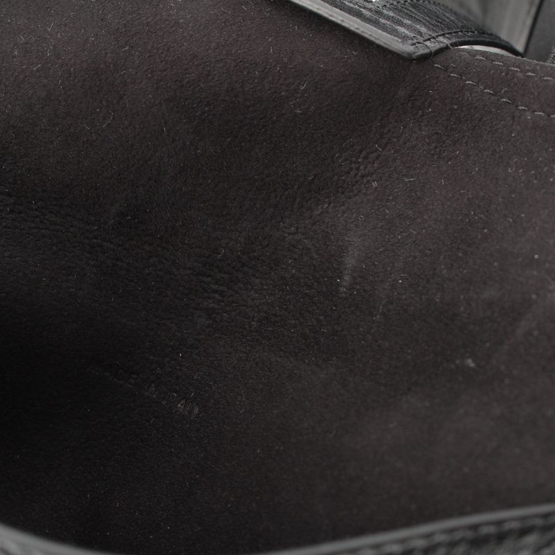 Christian Dior Leather Saddle Belt Body Bag Black