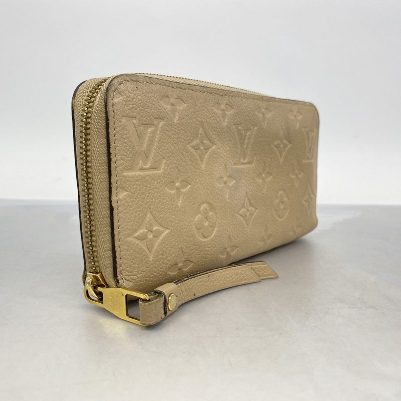 Louis Vuitton Long Wallet Monogram/empreinte Zippy Wallet M61866 Dune Ladies