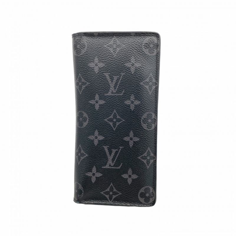 Louis Vuitton Monogram-eclipse Portefeuille Blazer M61697 Black Men's Long