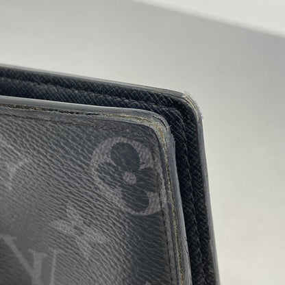 Louis Vuitton Monogram-eclipse Portefeuille Blazer M61697 Black Men's Long