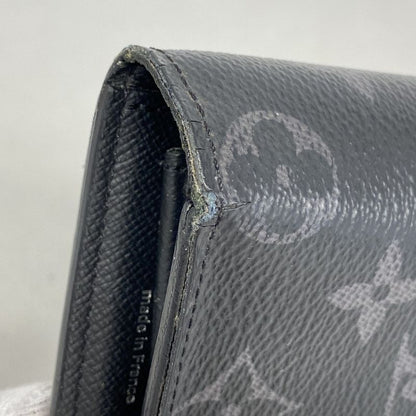 Louis Vuitton Monogram-eclipse Portefeuille Blazer M61697 Black Men's Long