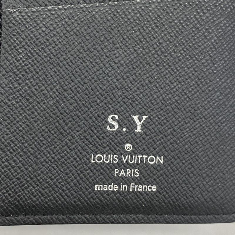 Louis Vuitton Monogram-eclipse Portefeuille Blazer M61697 Black Men's Long