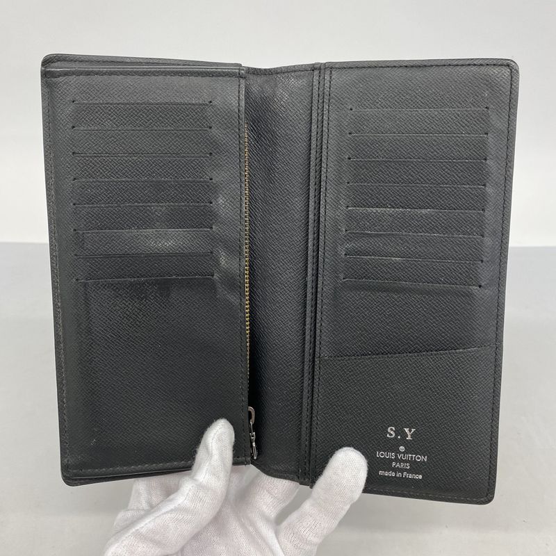 Louis Vuitton Monogram-eclipse Portefeuille Blazer M61697 Black Men's Long