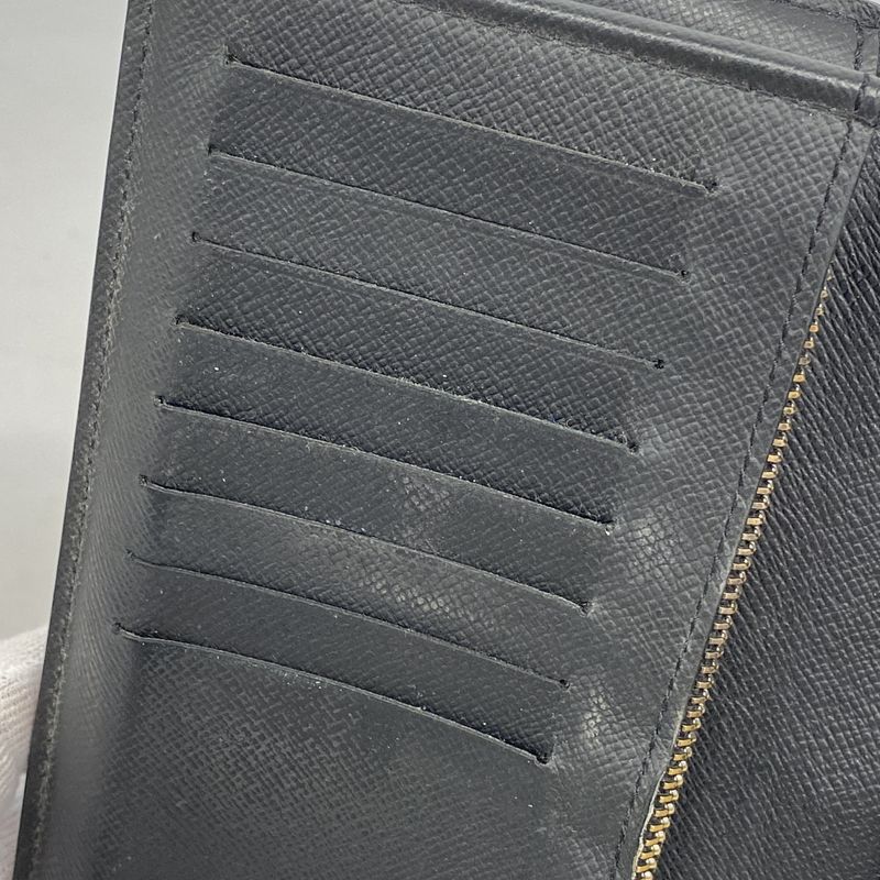 Louis Vuitton Monogram-eclipse Portefeuille Blazer M61697 Black Men's Long