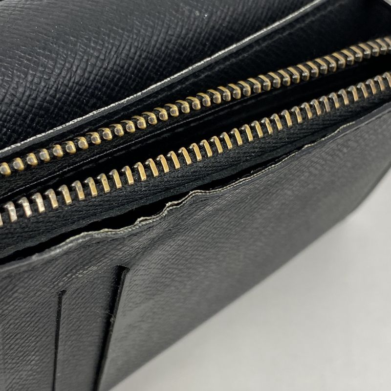 Louis Vuitton Monogram-eclipse Portefeuille Blazer M61697 Black Men's Long