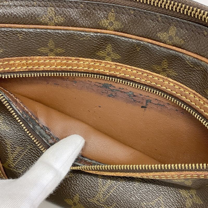 Louis Vuitton Clutch Bag Monogram Marly Dragonne GM M51825 Brown Men's