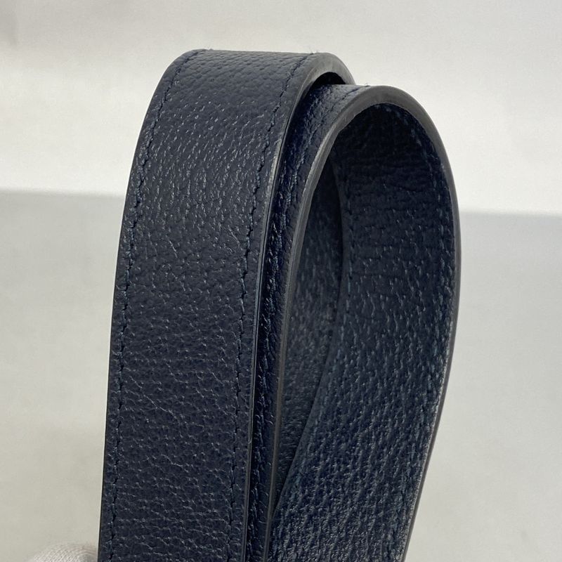 Gucci Shoulder Bag GG Supreme/sherry Line 702823 PVC Navy Silver Hardware Women