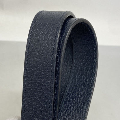 Gucci Shoulder Bag GG Supreme/sherry Line 702823 PVC Navy Silver Hardware Women