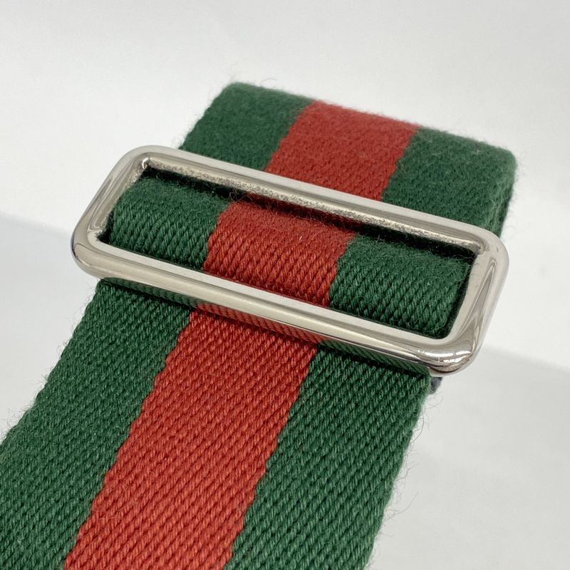 Gucci Shoulder Bag GG Supreme/sherry Line 702823 PVC Navy Silver Hardware Women