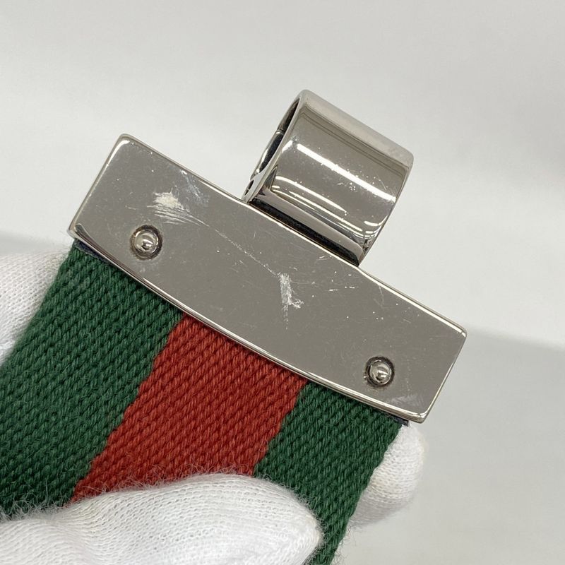 Gucci Shoulder Bag GG Supreme/sherry Line 702823 PVC Navy Silver Hardware Women