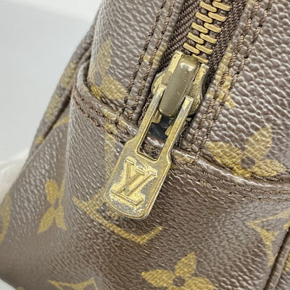 Louis Vuitton Pouch Monogram Trousse Toilette 28 M47522 Brown Women's
