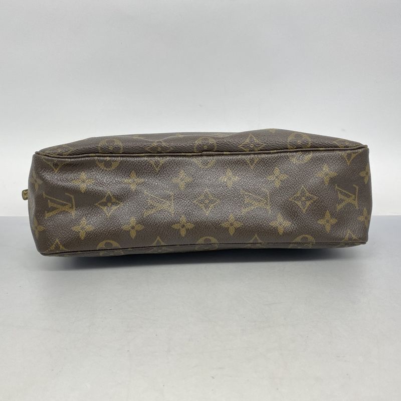 Louis Vuitton Pouch Monogram Trousse Toilette 28 M47522 Brown Women's