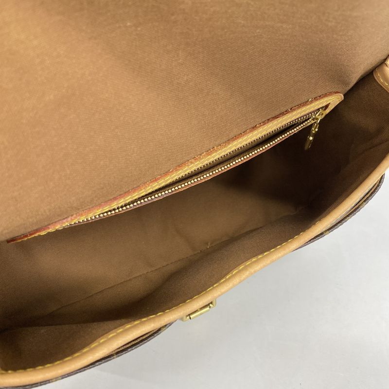 Louis Vuitton Shoulder Bag Monogram Sologne M42250 Brown Ladies