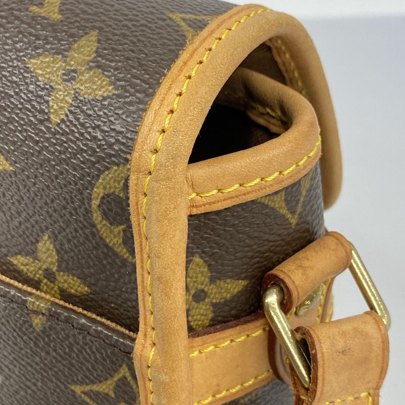 Louis Vuitton Shoulder Bag Monogram Sologne M42250 Brown Ladies