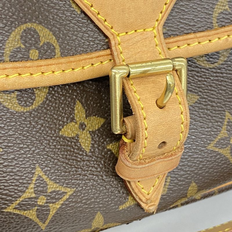 Louis Vuitton Shoulder Bag Monogram Sologne M42250 Brown Ladies