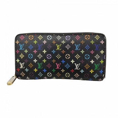 Louis Vuitton Long Wallet Monogram Multicolor Zippy Wallet M60050 Noir Black