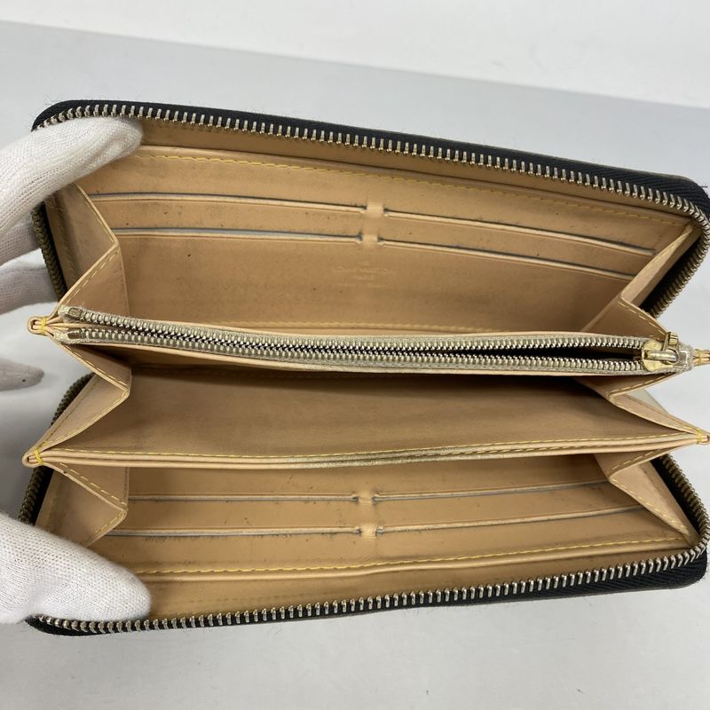 Louis Vuitton Long Wallet Monogram Multicolor Zippy Wallet M60050 Noir Black