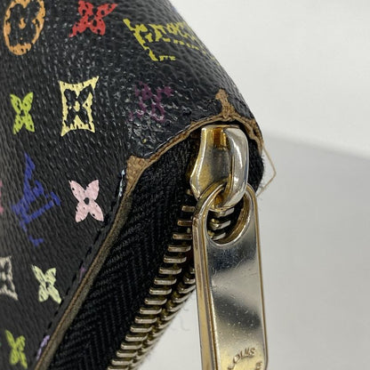 Louis Vuitton Long Wallet Monogram Multicolor Zippy Wallet M60050 Noir Black