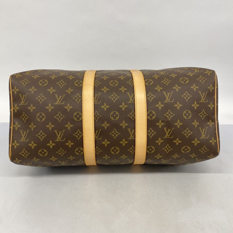 Louis Vuitton Boston Bag Monogram Keepall 45 M41428 Brown Men Women Unisex