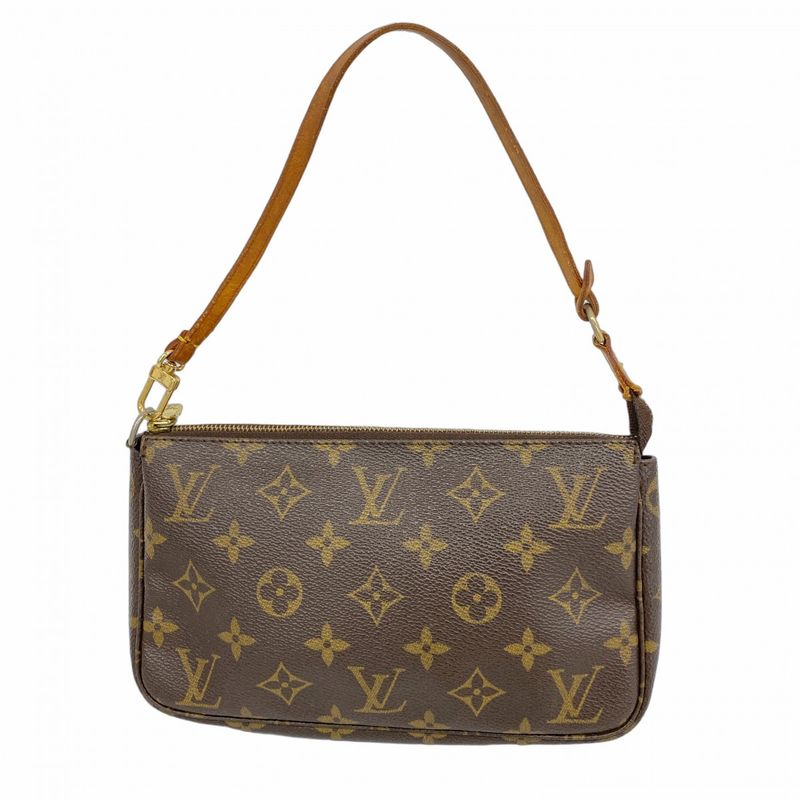 Louis Vuitton Pouch Monogram Pochette Accessoire M51980 Brown Ladies