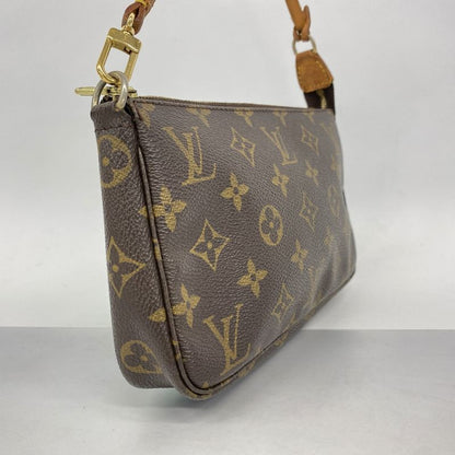Louis Vuitton Pouch Monogram Pochette Accessoire M51980 Brown Ladies