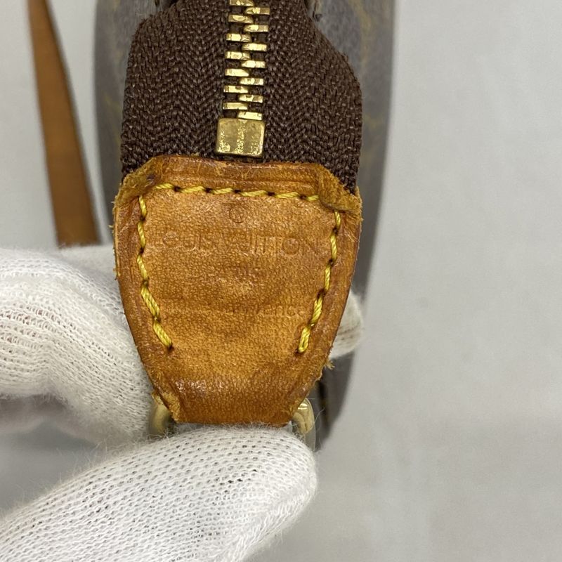 Louis Vuitton Pouch Monogram Pochette Accessoire M51980 Brown Ladies