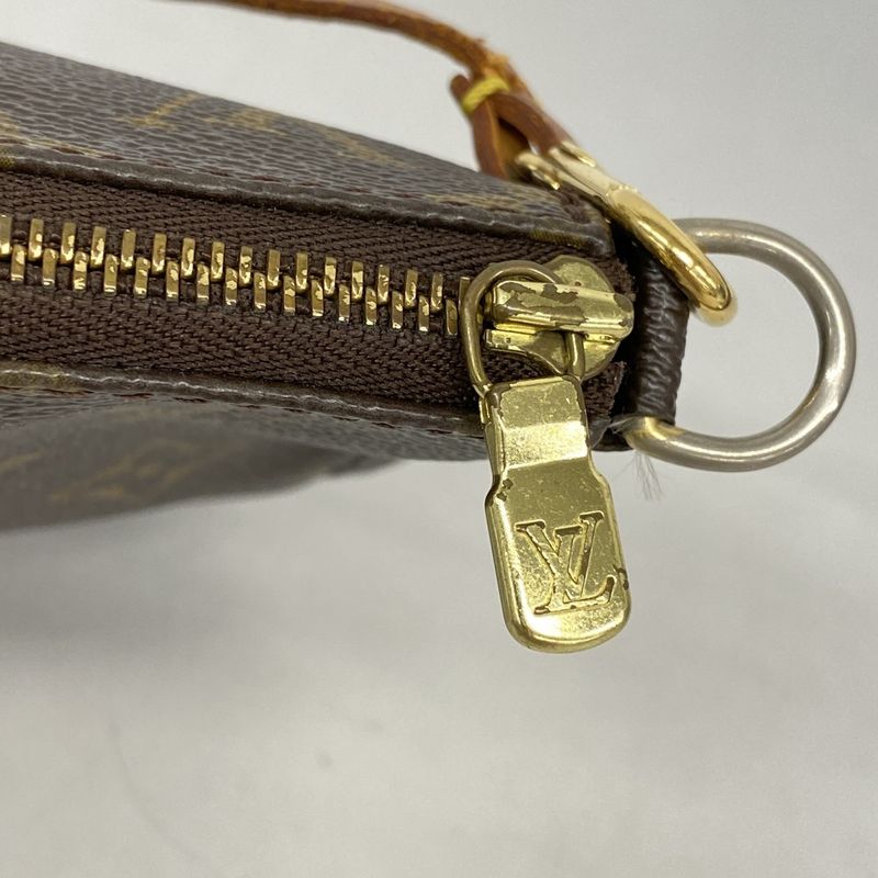 Louis Vuitton Pouch Monogram Pochette Accessoire M51980 Brown Ladies