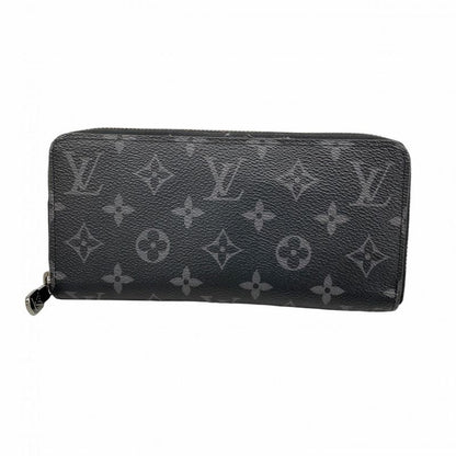 Louis Vuitton Long Wallet Monogram-eclipse Zippy Wallet Horizontal M11611 Black