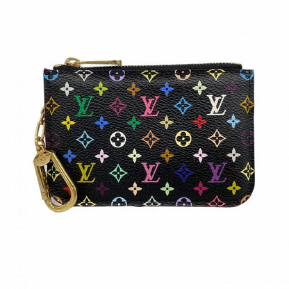 Louis Vuitton Coin Case Monogram Multicolor Pochette Cles M93735 Noir Black