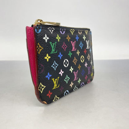 Louis Vuitton Coin Case Monogram Multicolor Pochette Cles M93735 Noir Black
