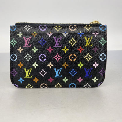 Louis Vuitton Coin Case Monogram Multicolor Pochette Cles M93735 Noir Black