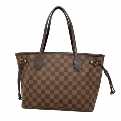 Louis Vuitton Damier Neverfull PM N51109 Ebene Womens Tote Bag