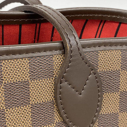 Louis Vuitton Damier Neverfull PM N51109 Ebene Womens Tote Bag