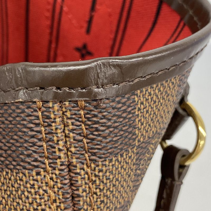 Louis Vuitton Damier Neverfull PM N51109 Ebene Womens Tote Bag