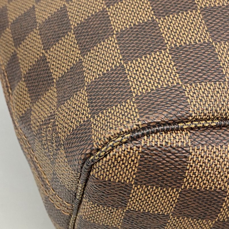 Louis Vuitton Damier Neverfull PM N51109 Ebene Womens Tote Bag