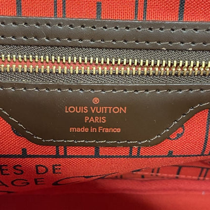 Louis Vuitton Damier Neverfull PM N51109 Ebene Womens Tote Bag