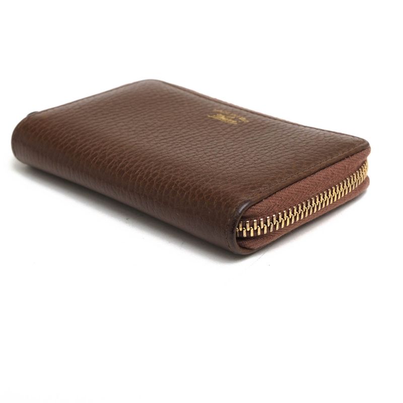 Gucci Wallet Ladies Women Leather Genuine Leather Brown 368877 0959 Swing Coin