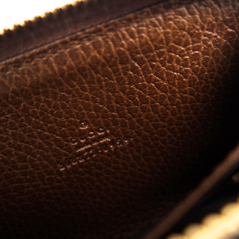 Gucci Wallet Ladies Women Leather Genuine Leather Brown 368877 0959 Swing Coin