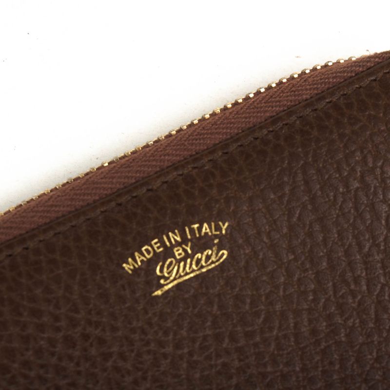 Gucci Wallet Ladies Women Leather Genuine Leather Brown 368877 0959 Swing Coin